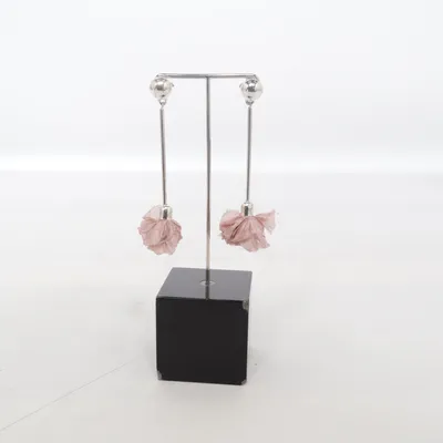 Örhängen (Rosa, Silverfärgad) från Glitter Okänd metall