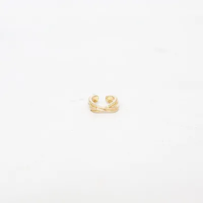 Earcuff (Guldfärgad) Okänd metall