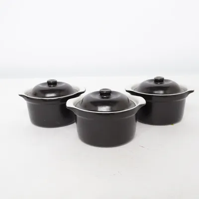 Serveringsset (Svart, Vit)