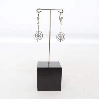 Örhängen (Silverfärgad) Okänd metall