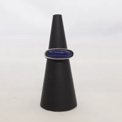 Ring (Grå, Blå) Sølv