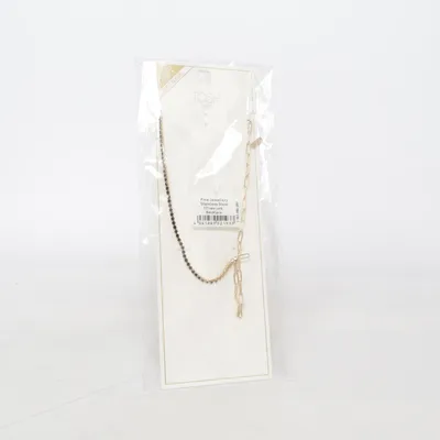 Ketting (Goud, Zwart) van Tosh Roestvrij staal