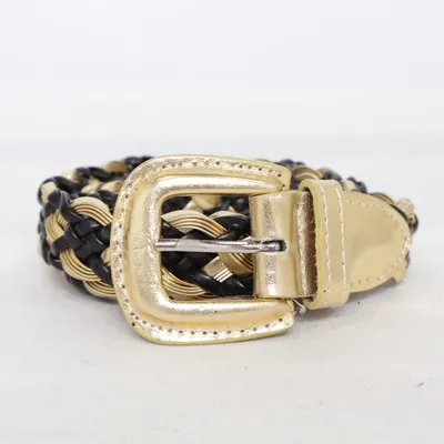 Bälte (Svart, Guldfärgad) från Pieces Accessories