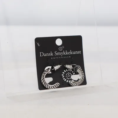 Øreringe (Sølv) fra Dansk Smykkekunst Ukendt metal