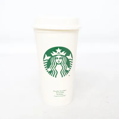 Take away mugg (Vit) från Starbucks
