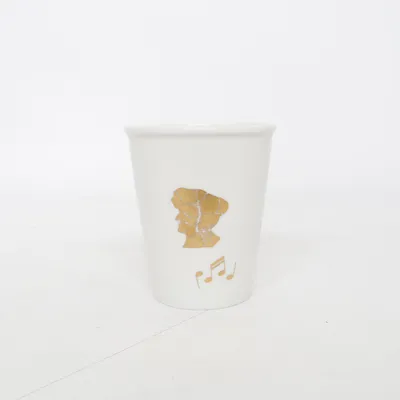 Drinking glass (White) from Gloria
