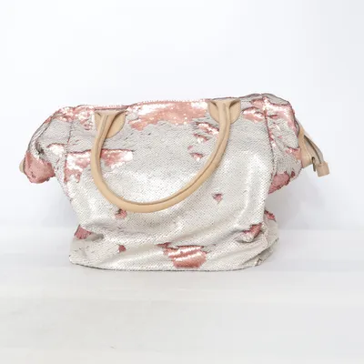 Handtas (Roze, Beige) van Borse in Pelle Leer