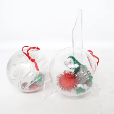 Christmas ornament (Transparent, Multicolored)
