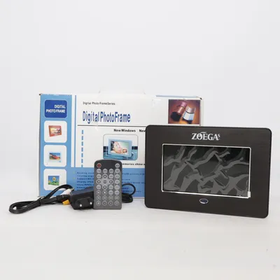 Digital photo frame (Black) from Zoega's