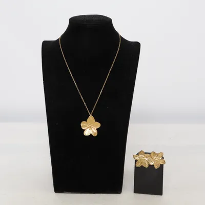 Smyckesset (Guldfärgad) Okänd metall