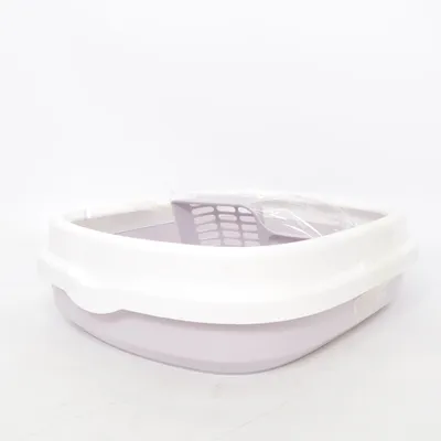 Bac à litière (Blanc, Violet)