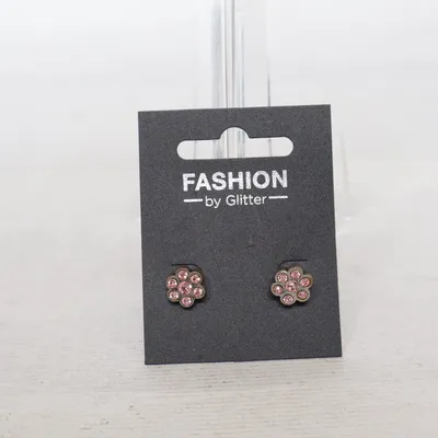 Boucles d'oreilles (Rose) de Fashion by Glitter Métal inconnu