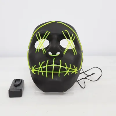 Masquerade mask (Black, Green)
