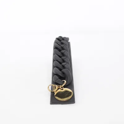 Armband (Schwarz, Gold) von By Jolima Unbekanntes Metall