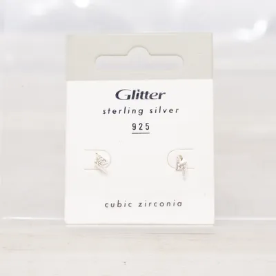 Örhängen (Silverfärgad) från Glitter Silver