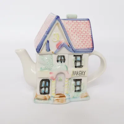 Theepot (Wit, Meerkleurig) van Collection 2000