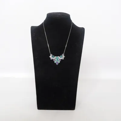 Halskæde (Blå, Lilla) fra Swarovski Ukendt metal