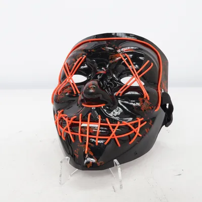 Maskeradmask (Svart, Röd)