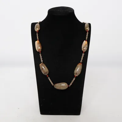 Halsband (Grå, Guldfärgad) Snäckor