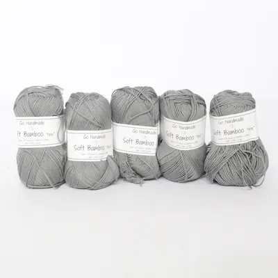 Garn (Soft Bamboo) von Go Handmade Acryl, Bambus, Baumwolle