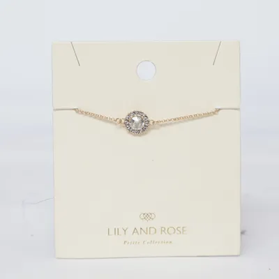 Armbånd (Guld, Hvid) fra Lily and Rose Ukendt metal