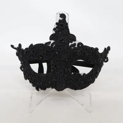 Masquerade-masker (Zwart)