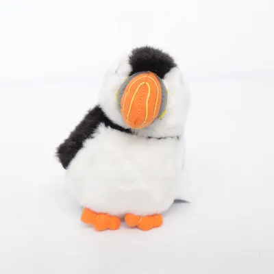 Kuscheltier (Weiß, Schwarz, Orange) von Nordic Souvenir