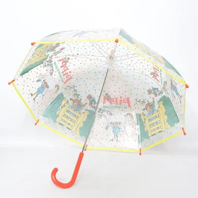 Paraply (Transparent, Flerfärgad) från Pippi Långstrump