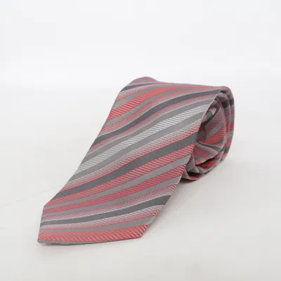 Cravate (Gris, Rouge, Noir) de Bexleys Man Polyester
