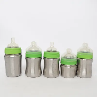 Nappflaska (Silverfärgad, Grön, Transparent) från Klean Kanteen