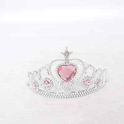 Tiara (Silverfärgad, Rosa)
