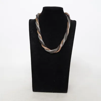 Ketting (Zwart, Grijs, Bruin) van Ebelin Onbekend materiaal