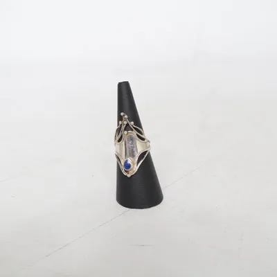 Ring (Silver, Blue) Unknown metal