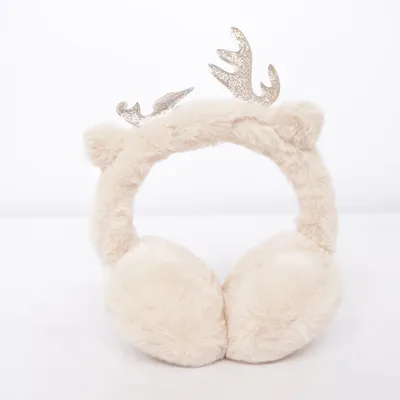 Öronmuffar (Beige, Guldfärgad)