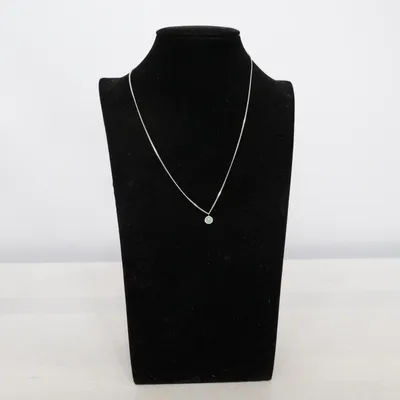 Necklace (Silver, Green) from Tosh Silver