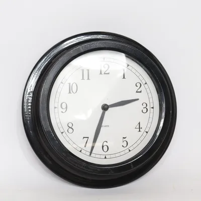 Wall clock (Black, Transparent, White) from IKEA