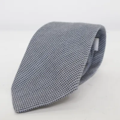Tie (Gray, Blue) from Armani Collezioni Silk, Wool