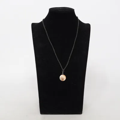 Collier (Noir, Beige) Coquillage