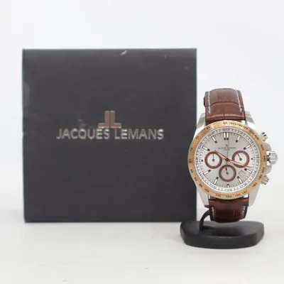 Armbandsur (Brun, Grå) från Jacques Lemans