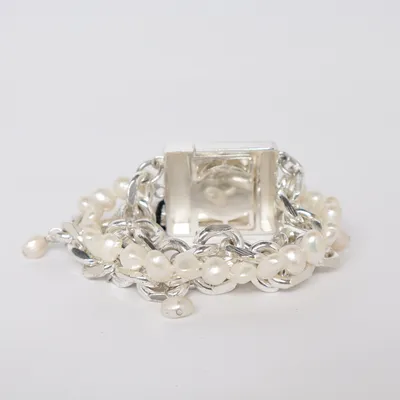 Armband (Wit, Zilver) van Snö of Sweden Onbekend materiaal