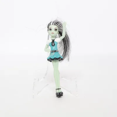 Dukke (Blå, Sort, Hvid) fra Monster High
