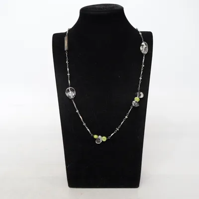Ketting (Zilver, Groen, Transparant) van Snö of Sweden Onbekend materiaal