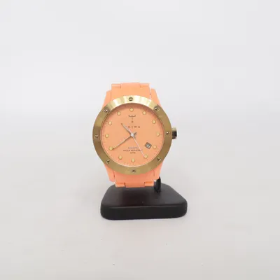 Wristwatch (Orange, Gold) from Triwa