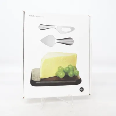 Ostbricka (Brun, Silverfärgad) från Sagaform