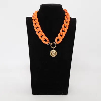 Ketting (Oranje, Goud) van Lolo Yaya Onbekend materiaal