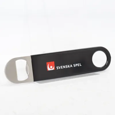 Bottle opener (Silver, Black, Red) from Svenska Spel