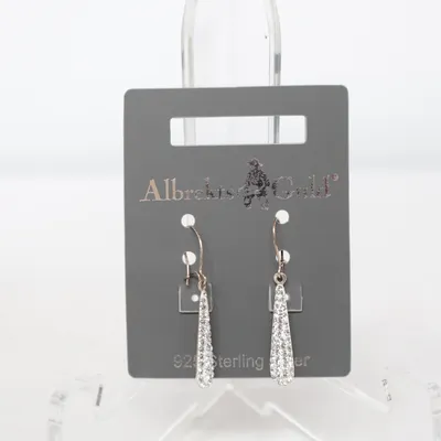 Örhängen (Silverfärgad) från Albrekts Guld Okänd metall