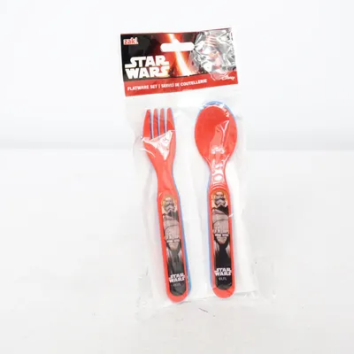 Bestick (Röd, Blå) från Zak