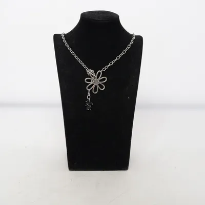 Halsband (Silverfärgad, Svart) från Elements Okänd metall