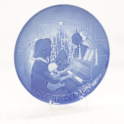 Muurplaat (Blauw) van B&G Copenhagen Porcelain